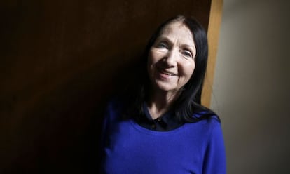 Jane Wilde, primera esposa del científico Stephen Hawking, ayer en Madrid
