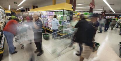 Supermercado de Mercadona en Vitoria.