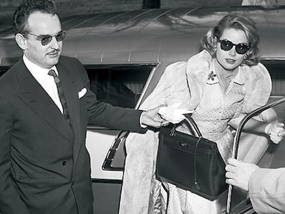 Grace Kelly llevando su Hermes