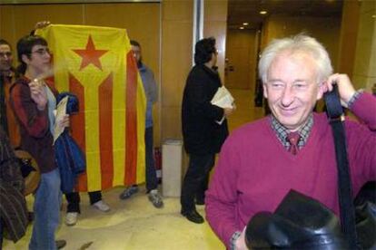 Albert Boadella se aleja de los independentistas que boicotearon el acto de Ciutadans de Catalunya.