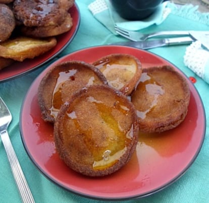 Tortillas, dulces tradicionales durante el carnaval en Gran Canaria.