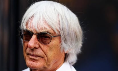 El promotor británico Bernie Ecclestone.