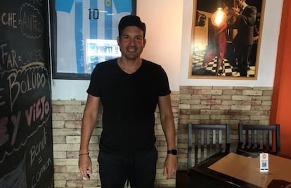 Rodrigo Latorre, en su restaurante en Culiacán.