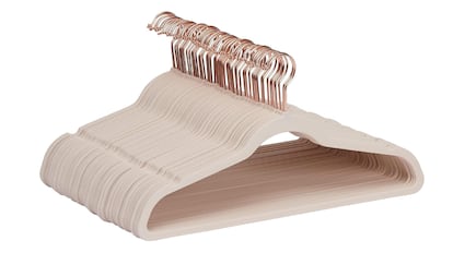 perchas antideslizantes para organizar armarios.