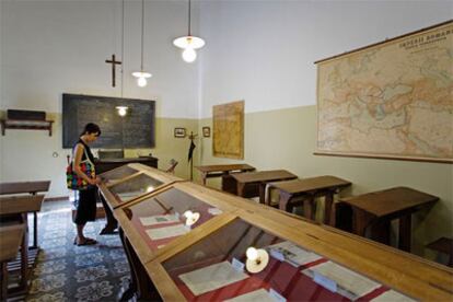 Aula-museo Antonio Machado en el Instituto Santísima Trinidad de Baeza.