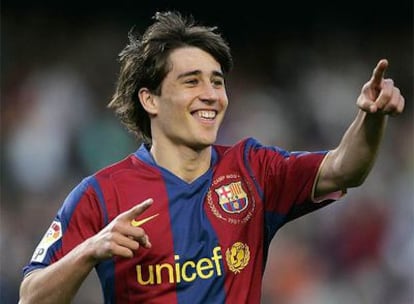 Bojan, con el Barcelona