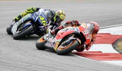 El duel entre Márquez i Rossi