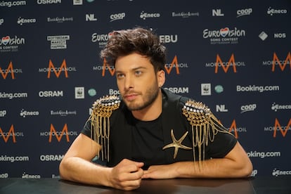 Blas Cantó, representante de España en el Festival de Eurovisión 2021, esta semana en Róterdam (Países Bajos), donde se celebra la edición de este año.