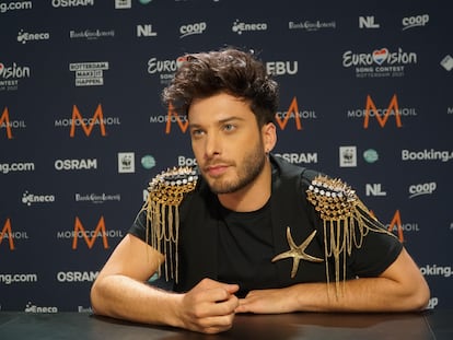 Blas Cantó, representante de España en el Festival de Eurovisión 2021, esta semana en Róterdam (Países Bajos), donde se celebra la edición de este año.