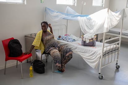 A woman with her newborn child in a hospital in Port-à-Piment, Haiti, in February of this year.