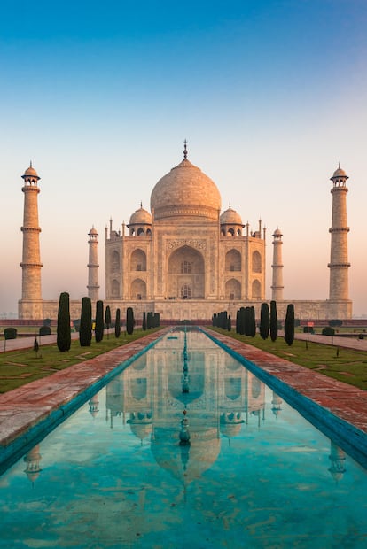 El Taj Mahal, en Agra.