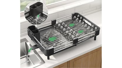 Este es el mejor escurreplatos que se puede comprar en Amazon