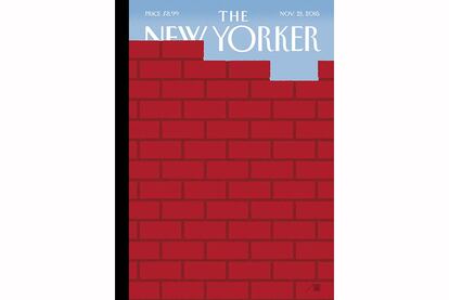 Portada del 21 de Noviembre de 2016 titulada : 'The Wall'