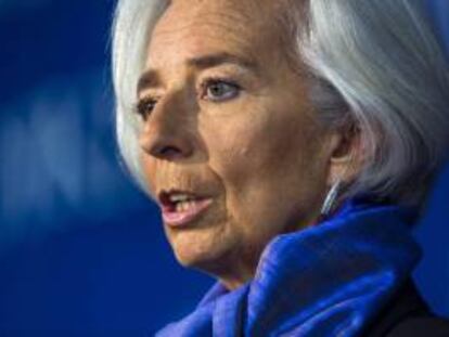 La directora gerente del Fondo Monetario Internacional (FMI), Christine Lagarde. EFE/Archivo