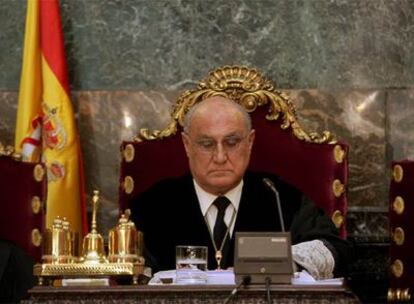 Francisco Hernando, presidente del Tribunal Supremo y del Consejo del Poder Judicial.