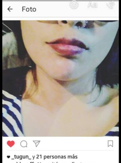 La última publicación en Instagram.