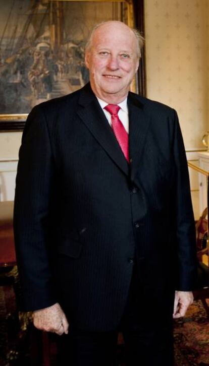 Harald de Noruega en febrero de 2012.