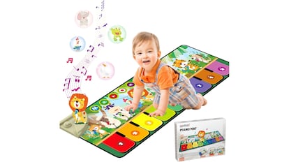 The best musical toys for babies 1 year old: floor mat with melodies.