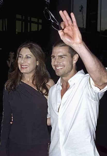 Paula Wagner y Tom Cruise, en una fotografa de 2001.