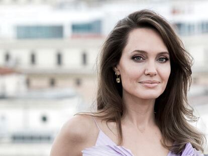 Angelina Jolie en Roma el año pasado
