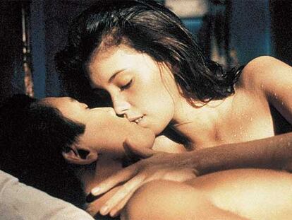 Jane March, en una escena de <i>El amante.</i>