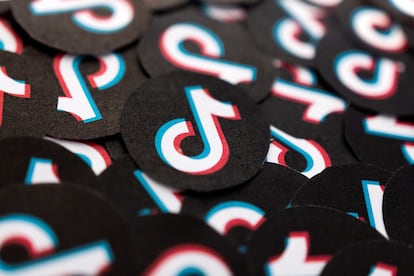 Printed TikTok logos