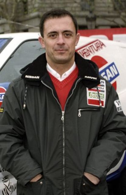 Jordi Pujol Ferrusola en 1997 en un rally.