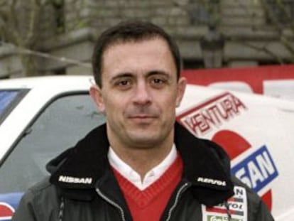 Jordi Pujol Ferrusola en 1997 en un rally.