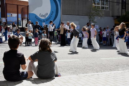 Alumnos del colegio Ramiro de Maeztu