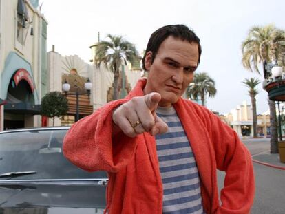 Joaquín Reyes caracterizado como Quentin Tarantino.