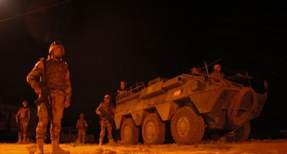La foto, tomada en Irak en 2004, pertenece al álbum personal del soldado Cazorla.