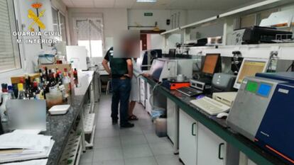 Imagen del laboratorio donde se ha analizado el ron.