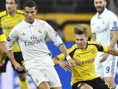 Dortmund x Real: Cristiano fez o primeiro.