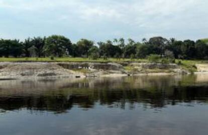 Fotografía del pasado 12 de abril de 2013, ofrece una vista general del río Matavén, en la comunidad de Sarrapia, departamento de Vichada (Colombia). EFE/Archivo