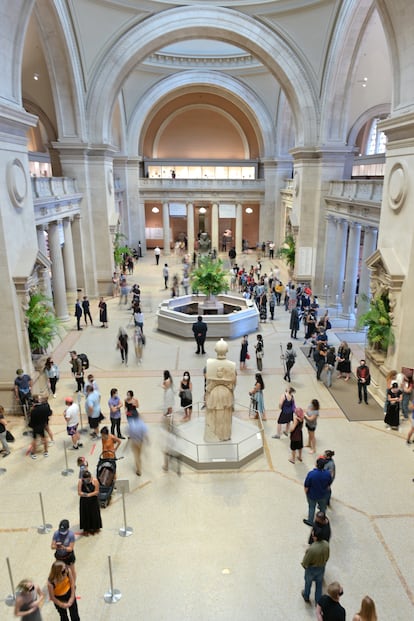 Panorámica de una de las salas del Museo Metropolitan el día de la reapertura, el pasado 29 de agosto.