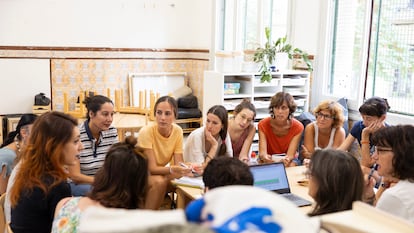 Reunión de profesorado de un instituto escuela de Barcelona, en una imagen de archivo.
