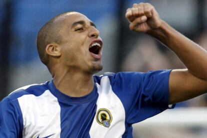 Trezeguet, durante su etapa en el Hércules.