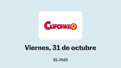 Cuponazo de la ONCE viernes 31 octubre