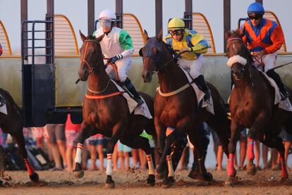 “Aunque queramos no es igual. Ellos tienen un 30% más de músculo, respiran más rápido”, sentencia. Por ello, la jinente lleva más de un año peleando en el Jockey Club Español -entidad reguladora de este deporte- para que las yoquetas puedan beneficiarse de una rebaja de 1,5 kilos en esta carga extra. En los más de 12 años de trayectoria profesional de Nieves García, la jinete ha participado en centenares de carreras en los que ha cosechado diversos premios y reconocimientos. Cada año puede participar en más de 100 competiciones y en lo que va de 2019 ya se ha alzado con cuatro victorias. En la carrera del pasado domingo quedó cuarta y en la de este lunes se hizo con la penúltima posición.