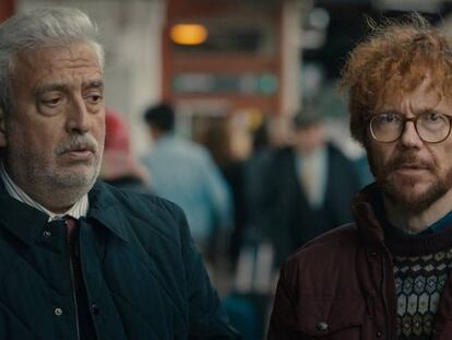 Leo Harlem y Santiago Segura en un fotograma del tráiler de 'A todo tren: Destino Asturias'.