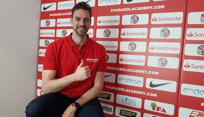 Pau Gasol, en un acto publicitario