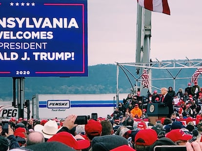 Donald Trump en un meeting en Reading (Pensilvania). Vídeo: Belén Fernández, Carlos Martínez