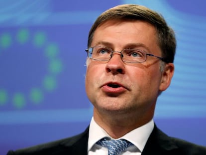 Valdis Dombrovski, comisario de Mercados Financieros.