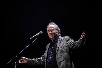 Joan Manuel Serrat, en un concierto en Madrid en 2022.