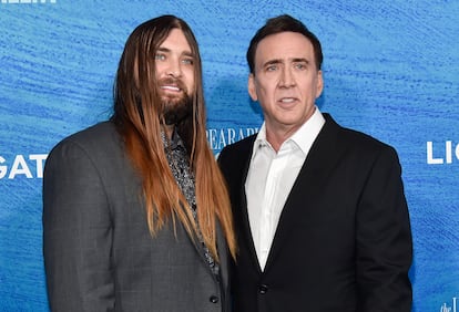 Nicolas Cage y su hijo, Weston Coppola Cage