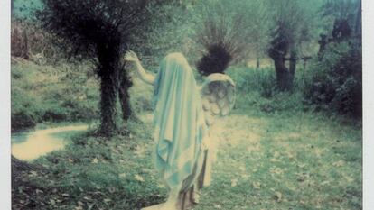 Una fotografía que Andrei Tarkovski tomó durante el rodaje de 'Nostalgia', en octubre de 1982.
