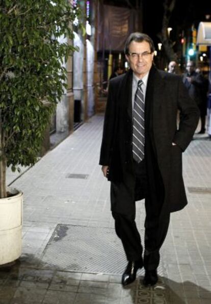 El presidente de la Generalitat y presidente de Convergncia Democrtica de Catalunya (CDC), Artur Mas.