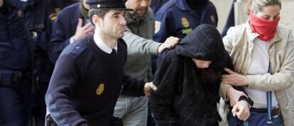 El Cuco, a la entrada en los juzgados de Sevilla el pasado 10 de marzo.