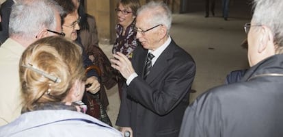 José Ignacio Ruiz Olabuénaga en la Universidad de Deusto.