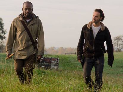 Morgan (Lennie James) y Rick (Andrew Lincoln) en 'The Walking Dead'.